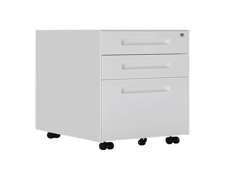 Marine Locker – Thin-Edge Inset Gooseneck Handle Triple-Drawer