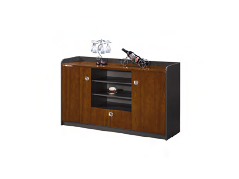 Marine Wooden Sideboard with Open Display