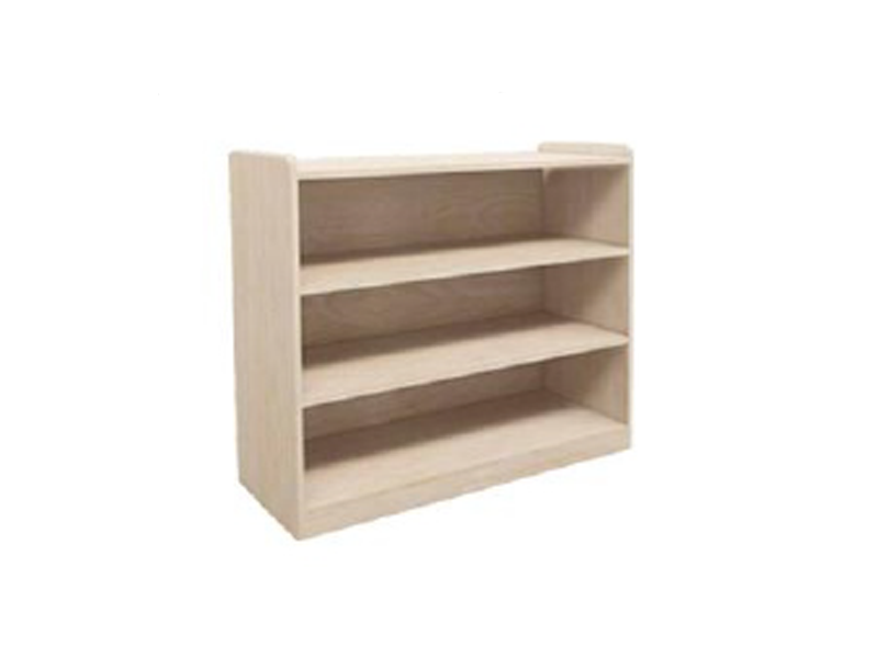 Marine Shelving Unit: MXD-104-4 Three-Compartment Cabinet with Back Panel
