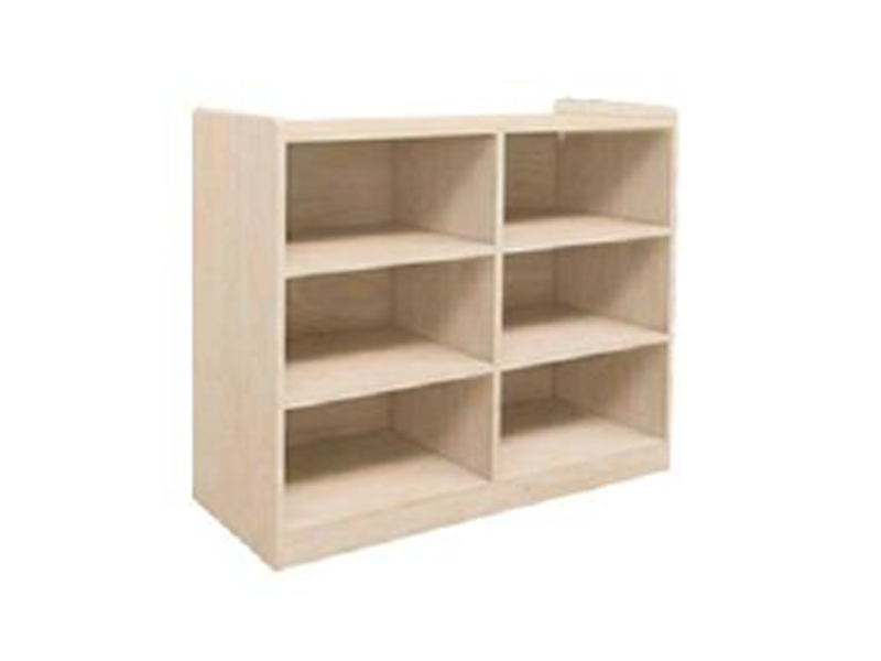 Marine Shelving Unit: MXD-104-6 Six-Compartment Cabinet with Back Panel