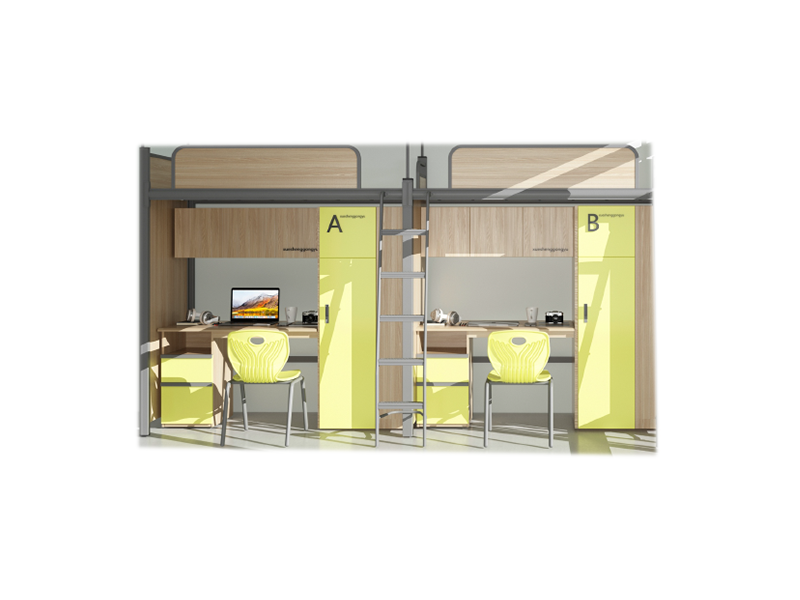 Marine Bed – Modern Combination Bed with Vibrant Accents