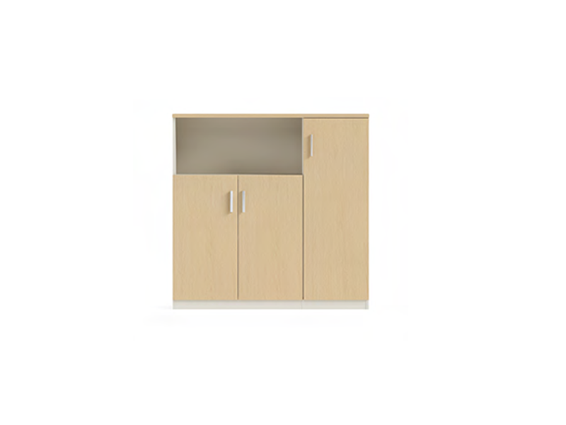 Marine Modern Minimalist Mixed Open & Closed Door Storage Cabinet