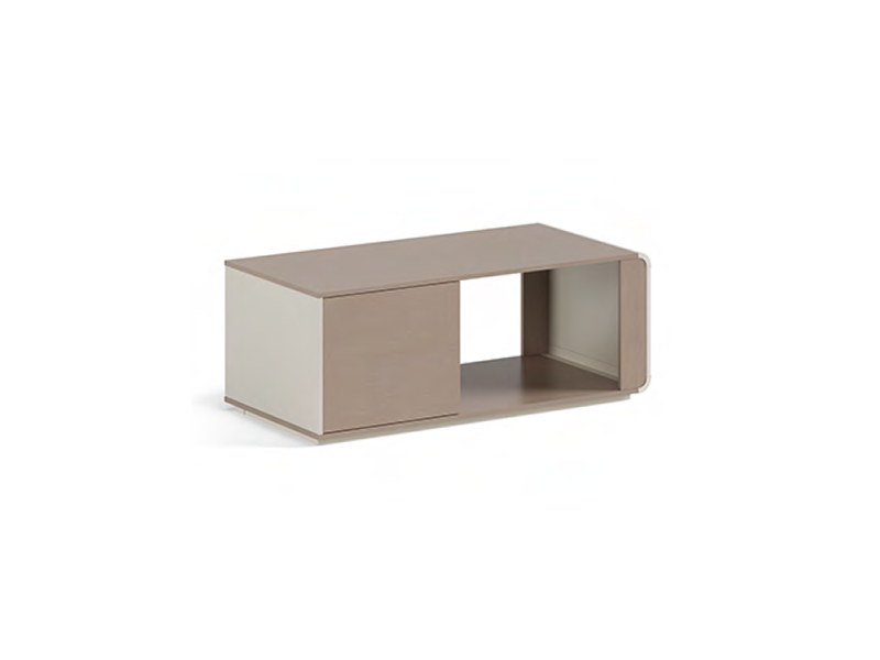 Marine Modern Minimalist Sliding-Door Coffee Table / Side Table