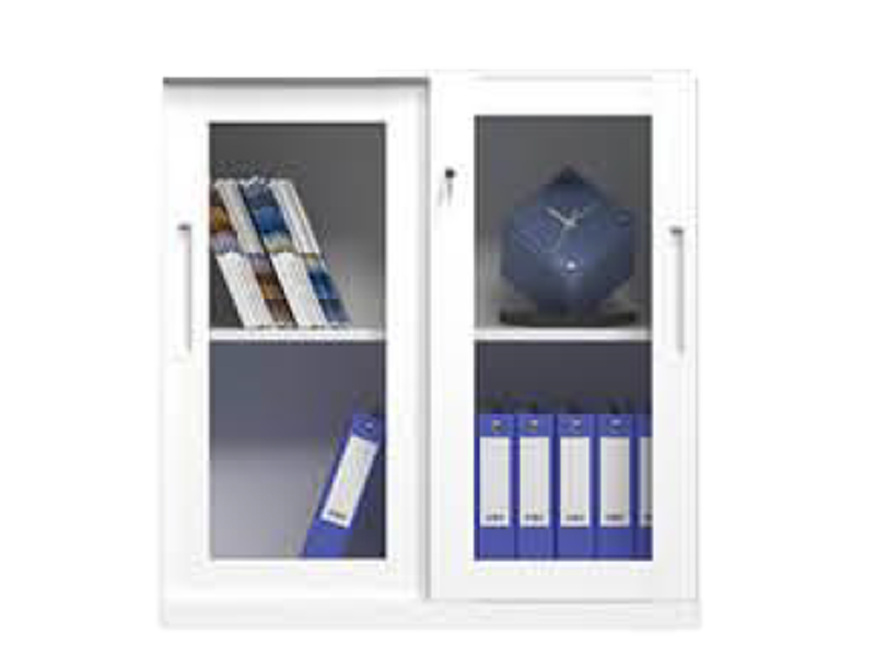 Marine Locker – Glass-Sliding Door Cabinet: Visible Storage