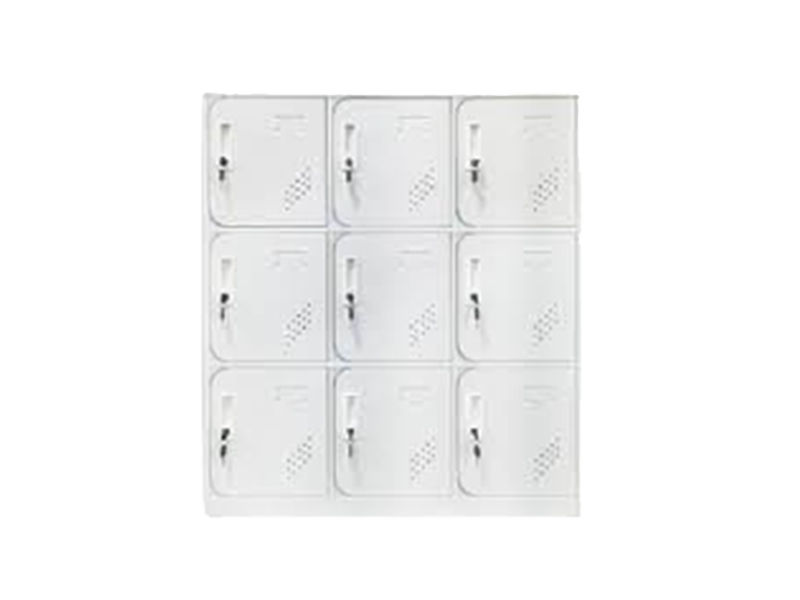 Marine Locker – Rounded Corner Nine-Door Cabinet