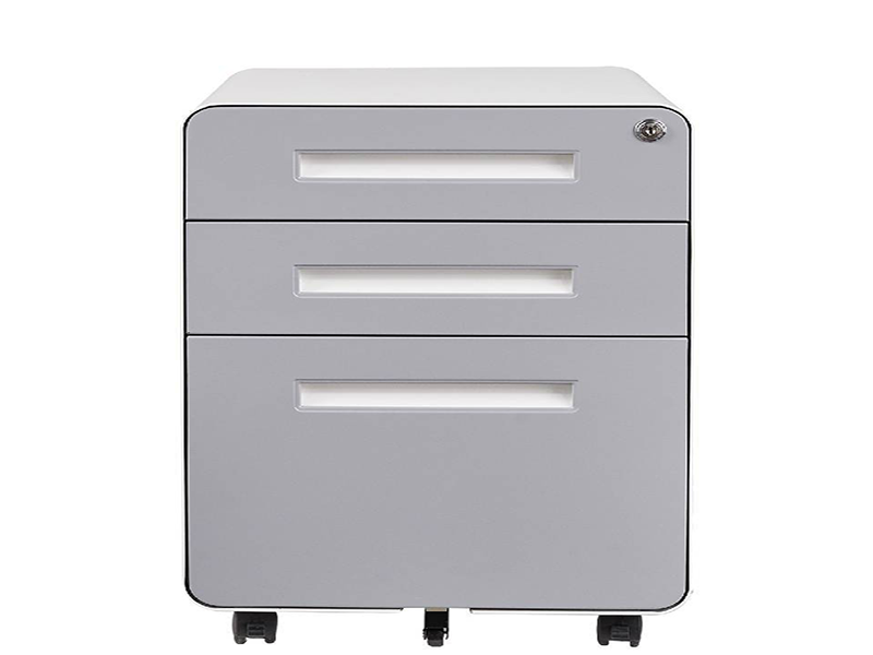 Marine Locker – Mobile 3 Drawer Lockable Cabinet（Gray）
