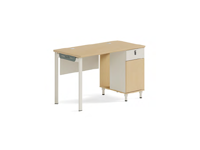Maritime Single-Person Office Desk with Side Storage