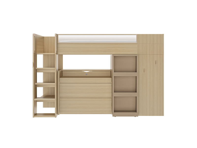 Marine-Grade Modular Loft Bed with Integrated Storage: Space-Saving Elegance for Nautical Cabins