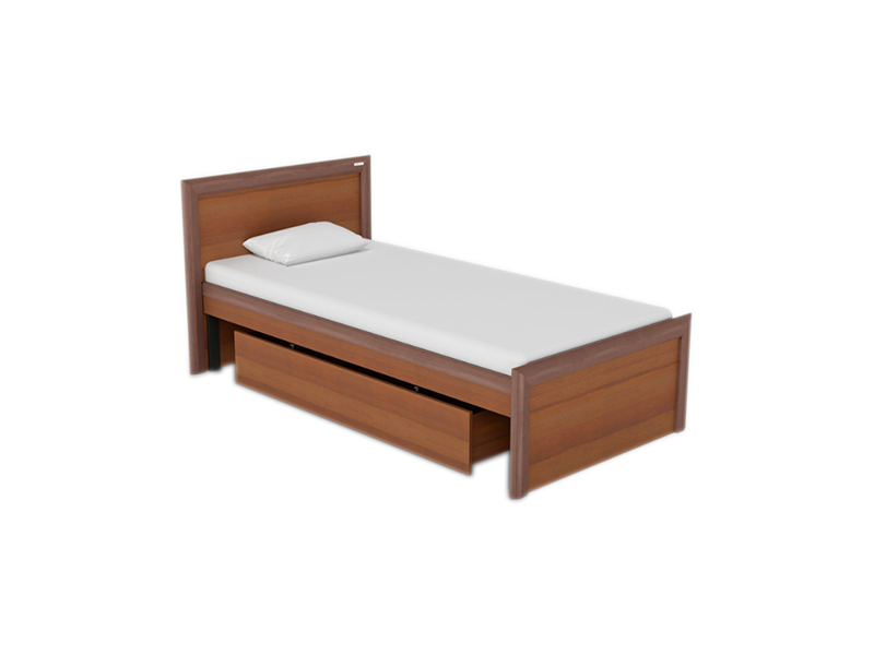 Marine Wood Single Bed with Storage Drawer