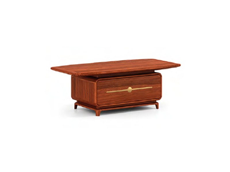 Marine-Grade Wooden Coffee Table with Drawer: Nautical Comfort & Storage