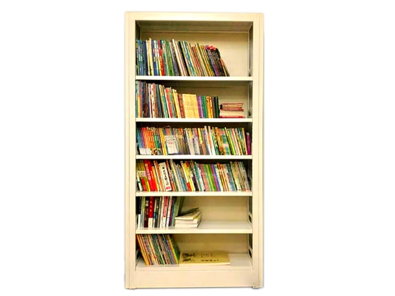 Marine Steel Bookcase: Maritime – Compliant Storage for Onboard Literacy & Crew Spaces