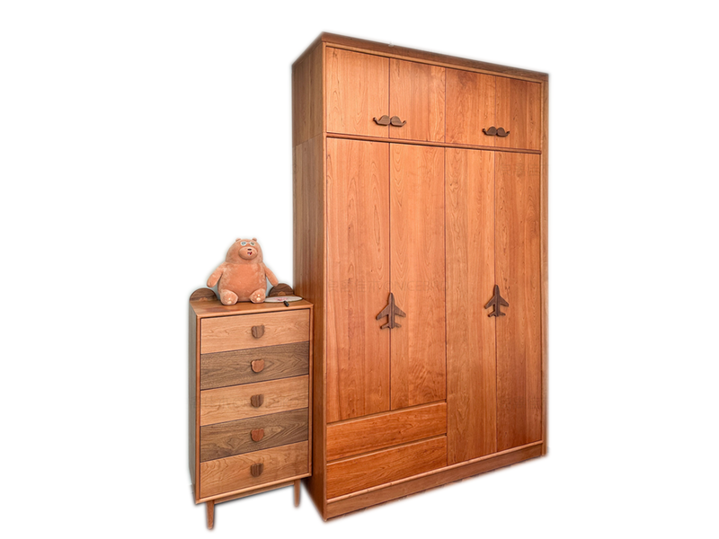 Marine Solid-Wood Wardrobe