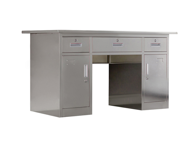 Marine Stainless Steel Lockable Desk-3 drawers & 2 cabinets