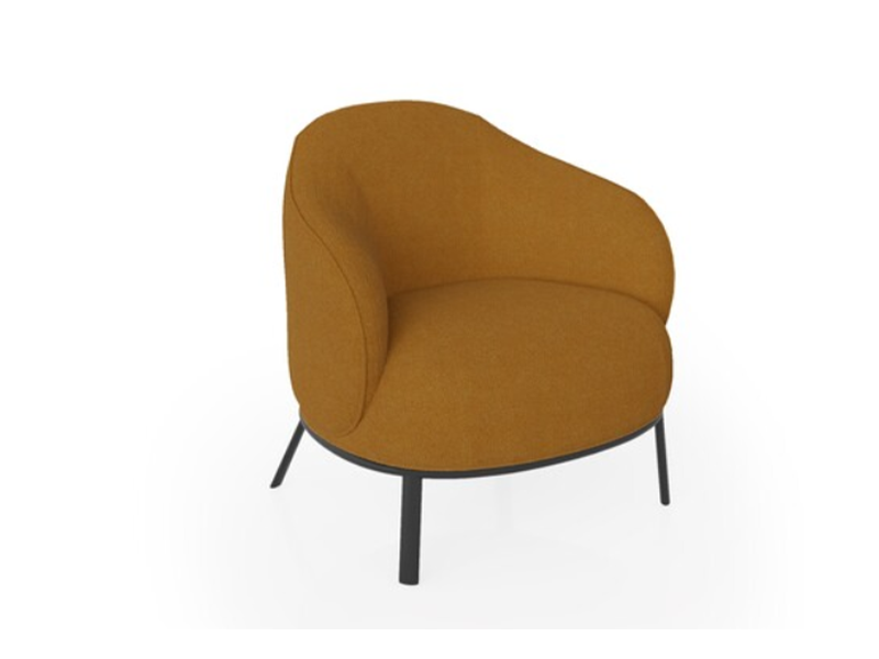 Marine – Grade Cocoon – Shaped Accent Chair