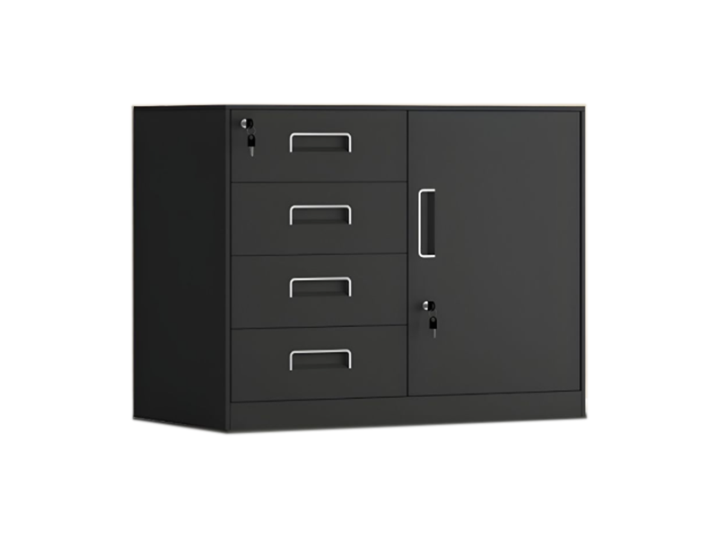 Marine Metal Storage Cabinet with Lockable Compartments