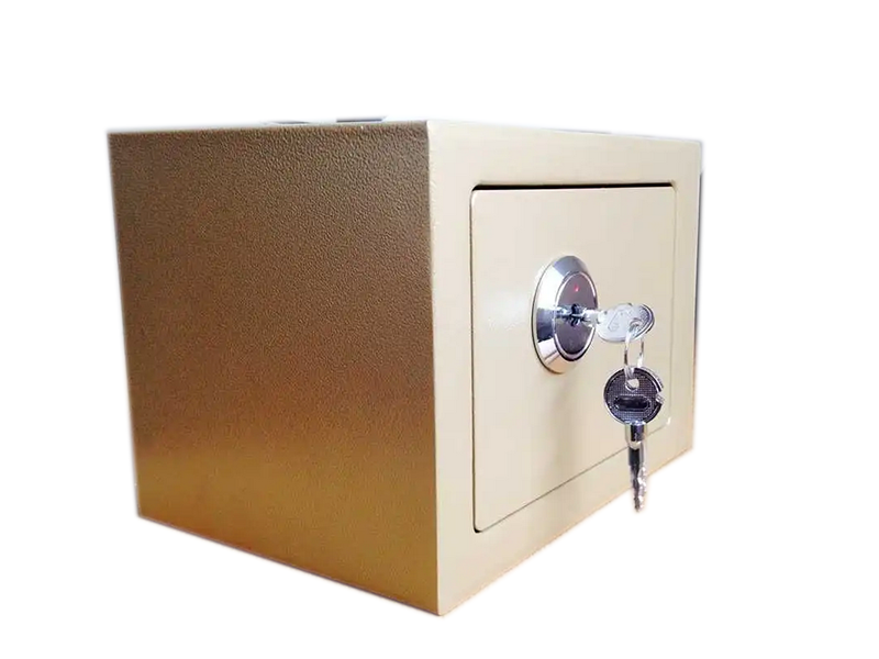 Compact Key-Locked Security Safe: Mechanical Reliability for Discreet Protection