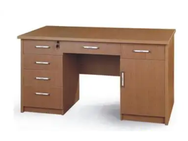Marine Office Desk with Lockable Drawers