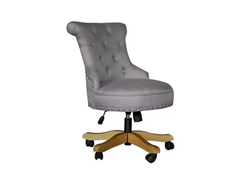 Marine Tufted Swivel Office Chair