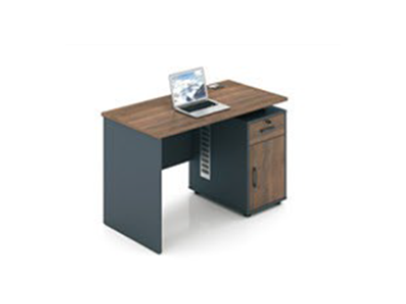 Marine Office Desk with Integrated Storage Cabinet