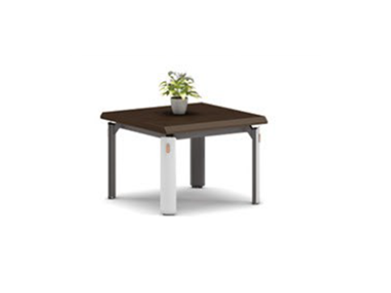 Marine Square Table with Mixed-Material Frame