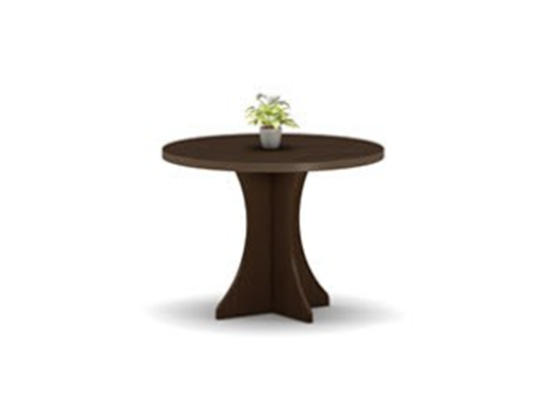 Marine Round Table with Pedestal Base