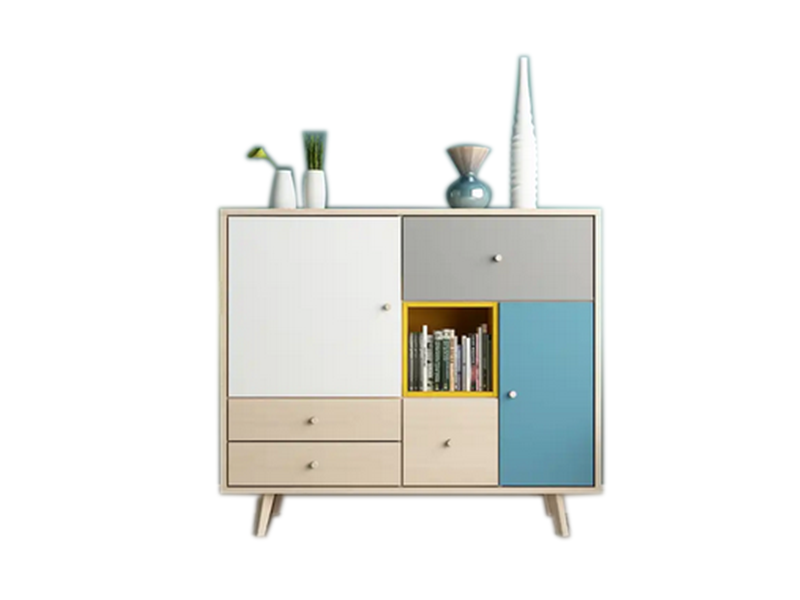 Marine Color – Blocked Storage Cabinet