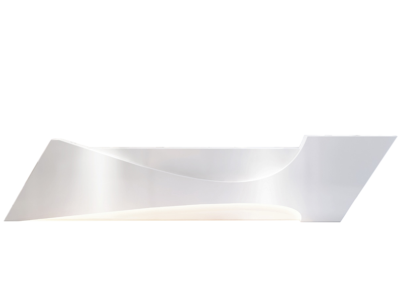 Marine Reception Desk with Soft Glow