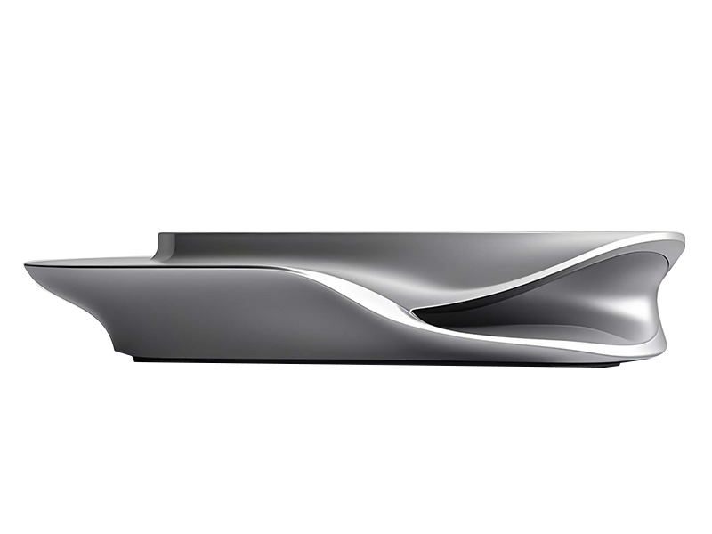 Marine Reception counter- Futuristic wave shaped